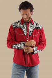 SCULLY P-634 RED WHIT BLUE FRONT