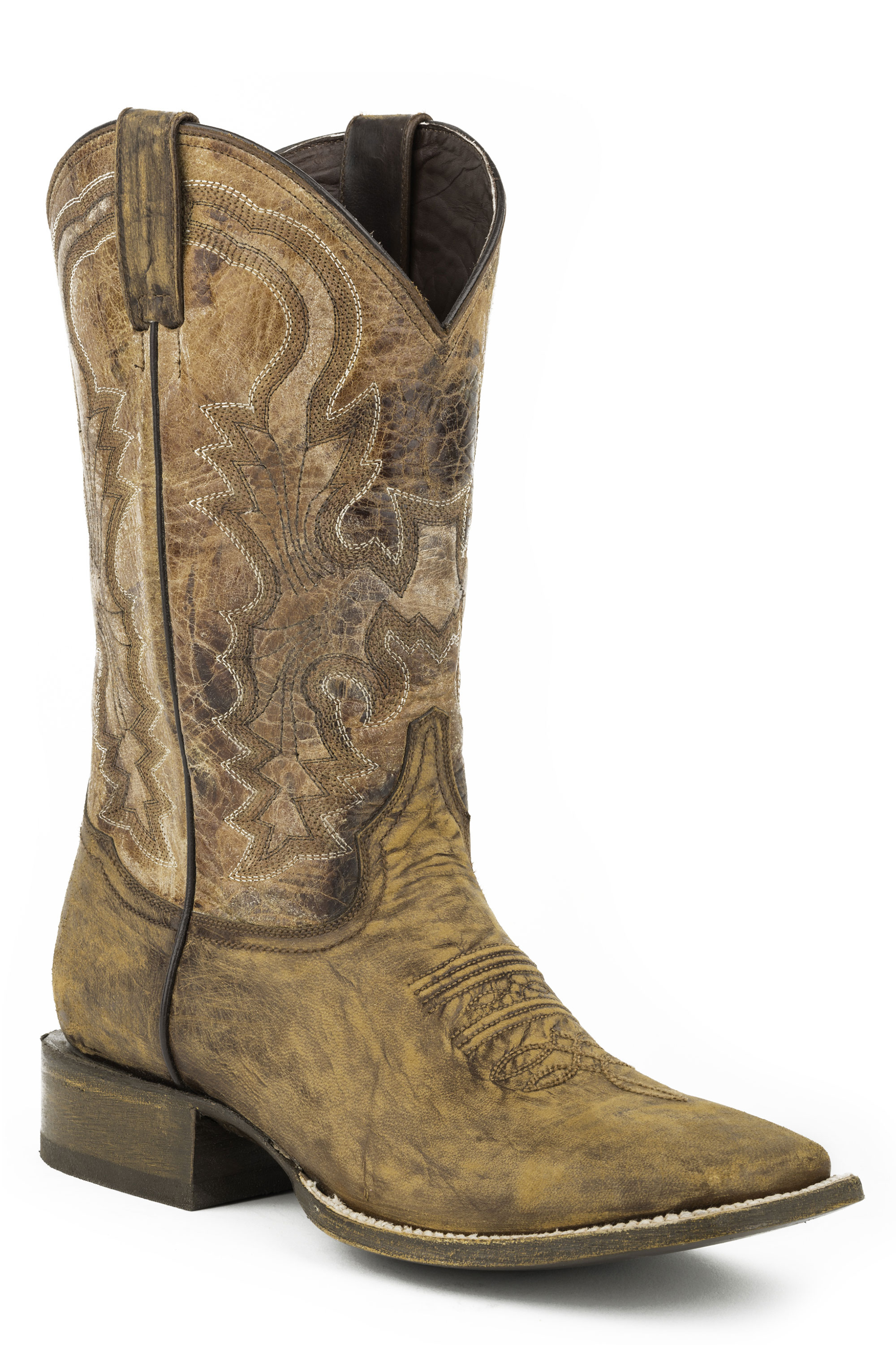 huey boots in sandstone canvas