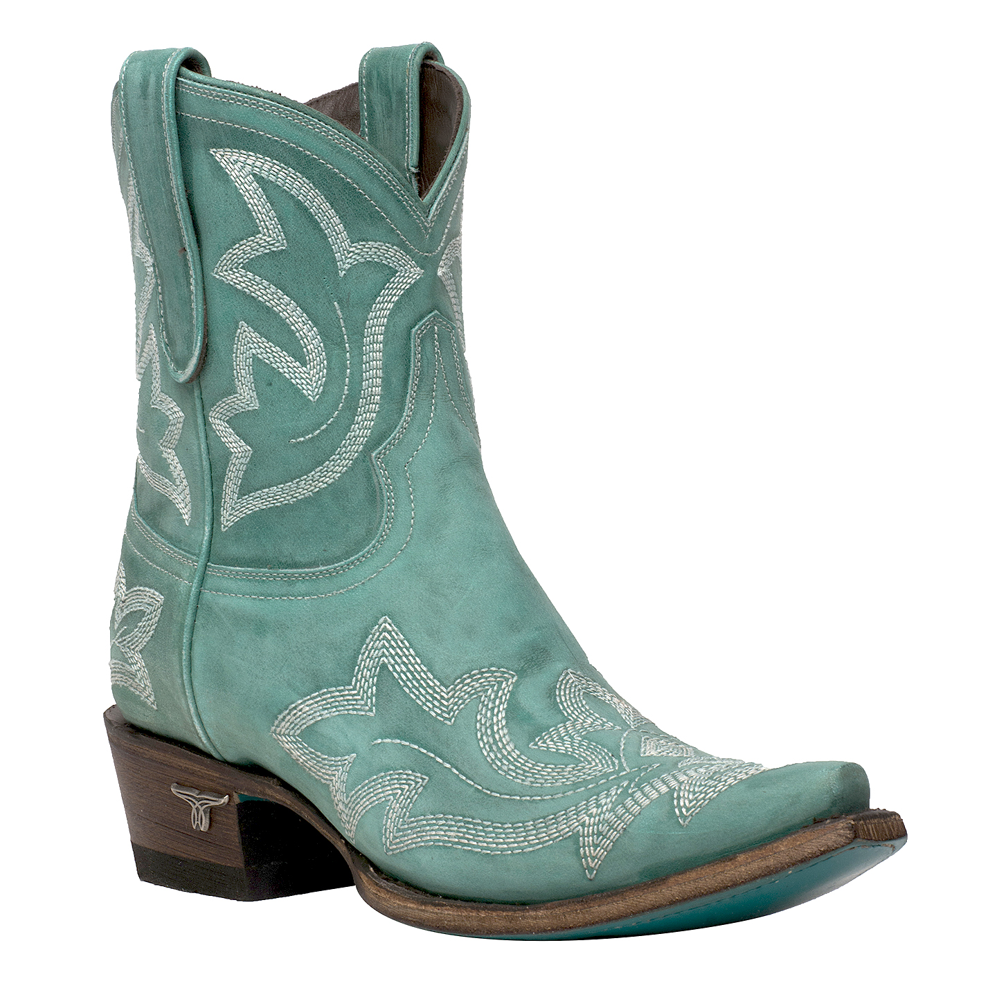 LANE LADIES Saratoga Bootie COWBOY BOOT-Taos Turquoise